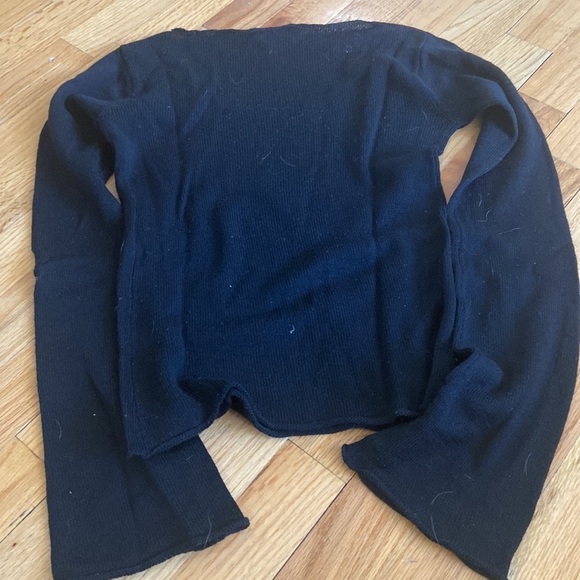 WOMEN’S Scoop sweater. Black. Size 1 Small - Picture 2 of 4